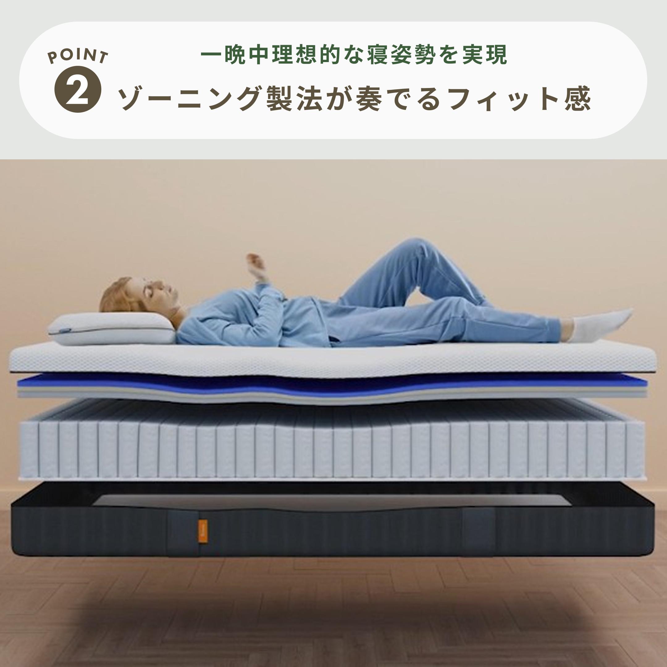 Emma Sleep エマ・ハイブリッド V2 マットレス シングル Emma Sleep