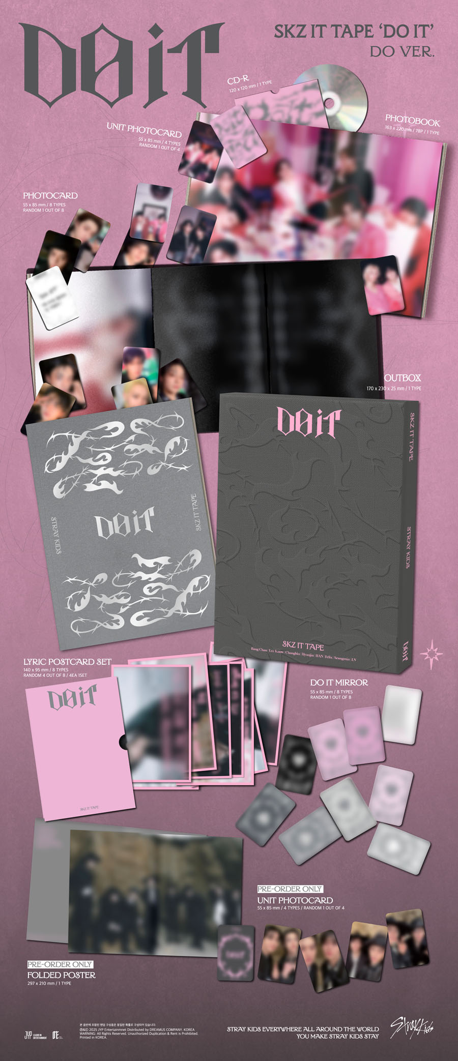 Stray Kids SKZ IT TAPE『DO IT』 ＠Loppi・HMV限定特典と様々な