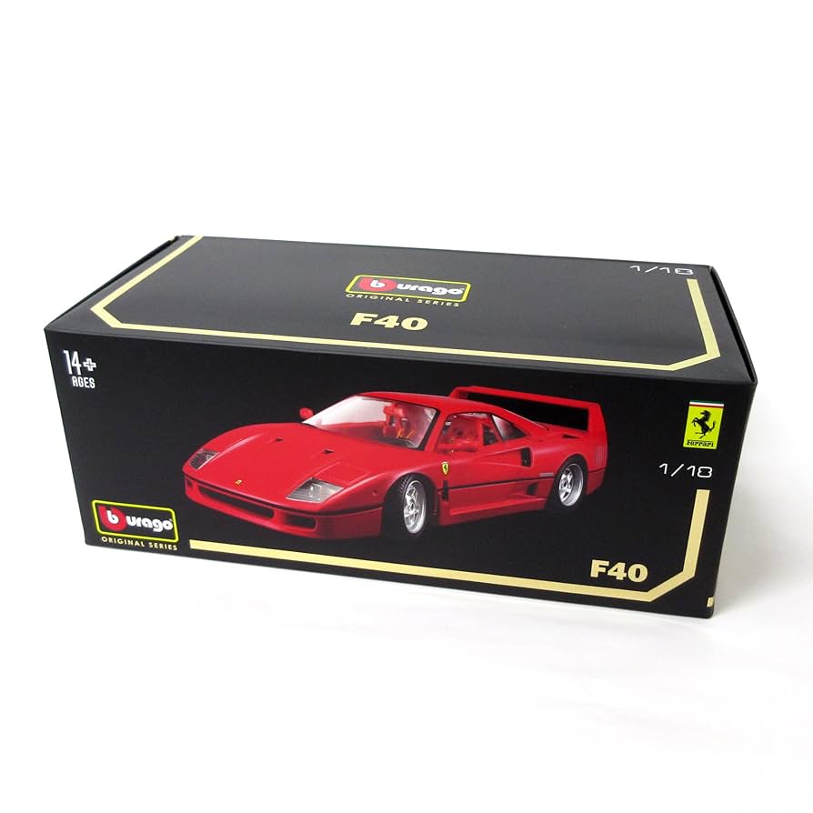 Burago ブラーゴ 1/18 フェラーリ F40 2台セット 当時物 1/18
