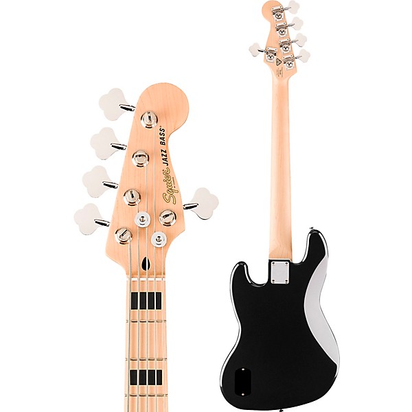 Squier Affinity Series Active Jazz Bass V Black Metallic | Guitar