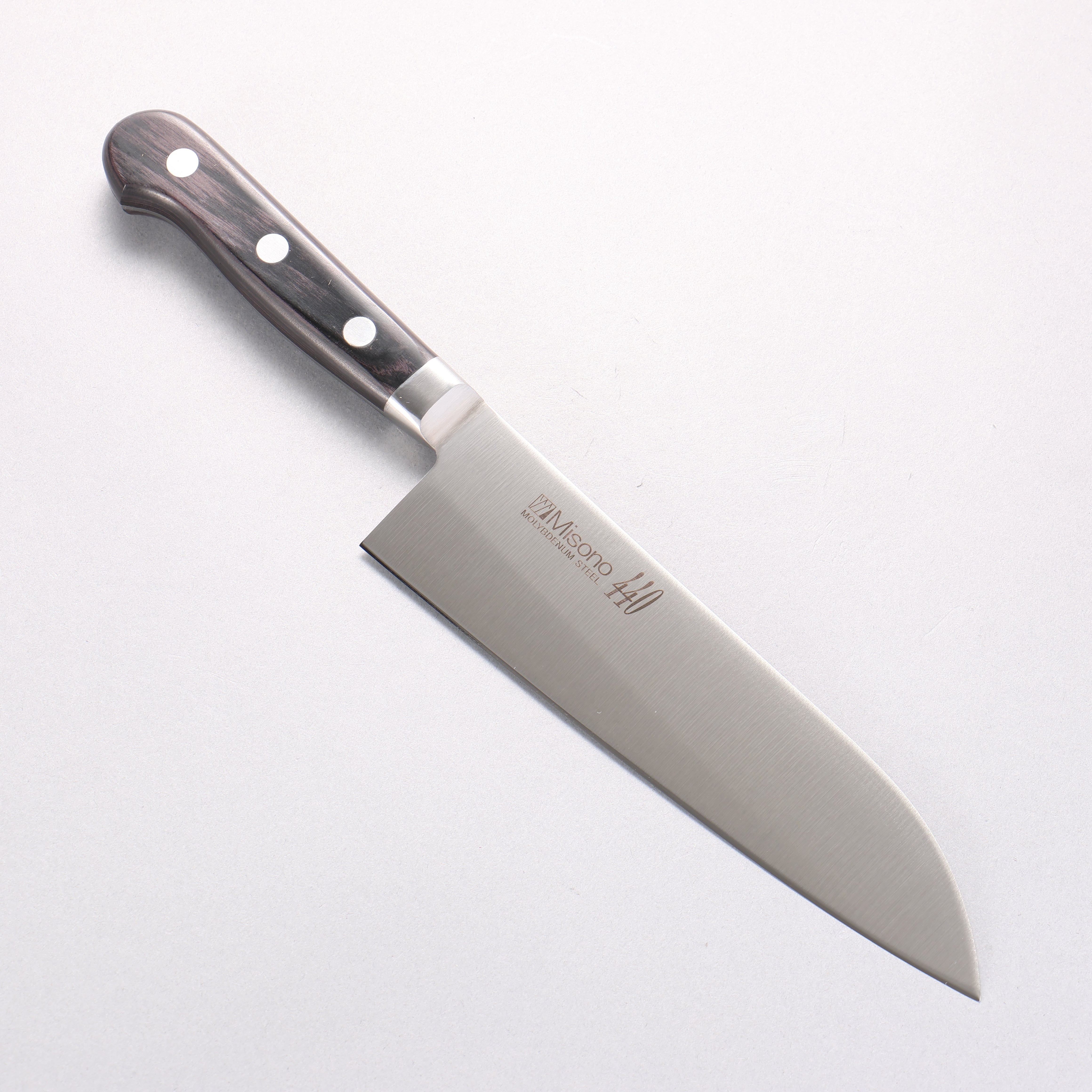ミソノ 440 モリブデン鋼（MOL） 三徳包丁 180mm – 清助刃物 Japan