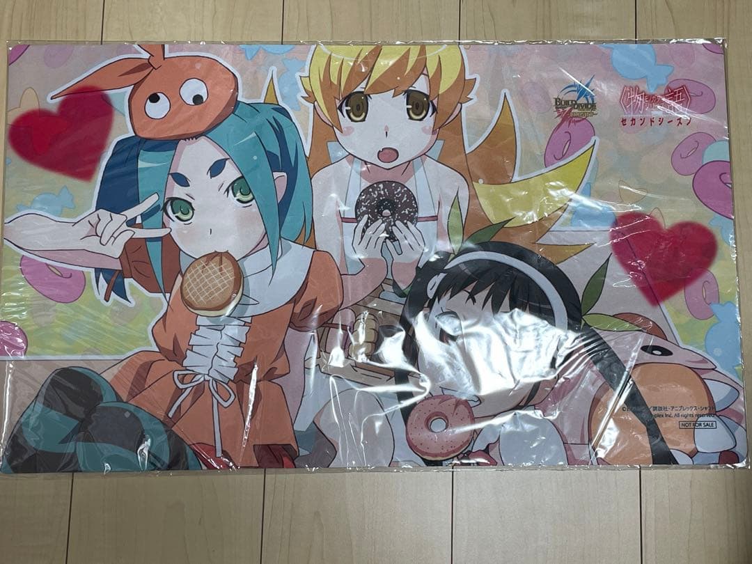 ビルディバイドブライト　物語シリーズ　プレイマット　ラバーマット　忍野忍 物語>シリーズ キャラクターラバーマット 忍野忍
