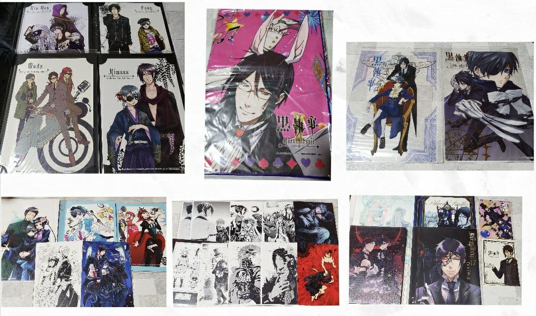 黒執事 紙類 クリアカード ポストカード マウスパッド 大量 まとめ売り 楽天市場】アニメ『黒執事 -寄宿学校編-』 マウスパッド M-A(集合A